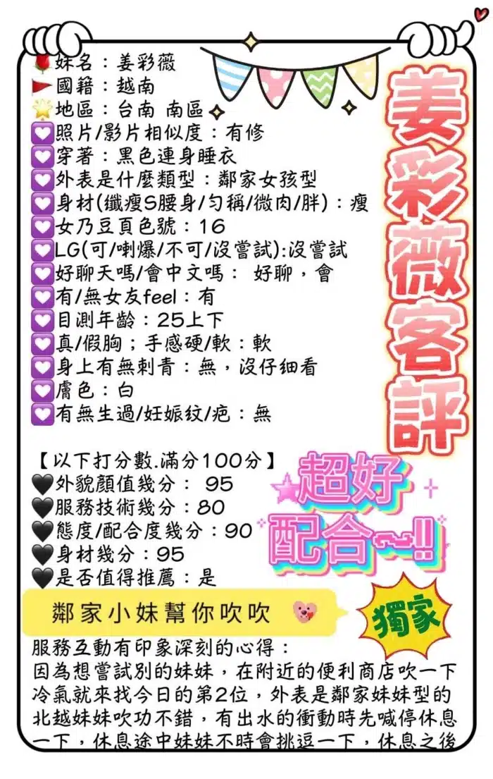 台南定點茶-姜彩薇/158/43/21/E