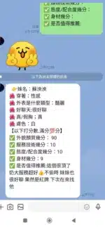 嘉義定點茶-蘇泱泱/165/48/?/F