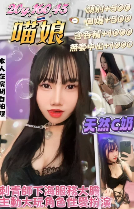 桃園定點茶-喵娘/160/45/20/C