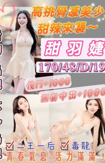 桃園定點茶-甜羽婕/170/48/19/D