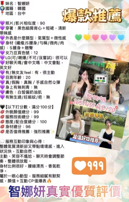 台中定點茶-智娜妍/165/45/20/D