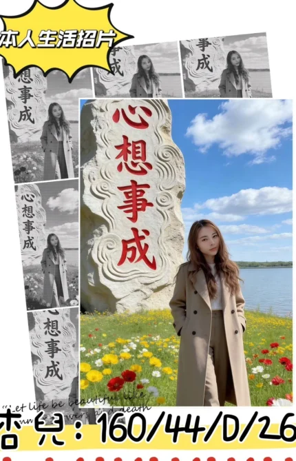 台中定點茶-杏兒/160/44/26/D