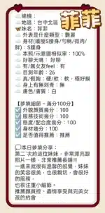 台中定點茶-菲菲/167/45/?/E