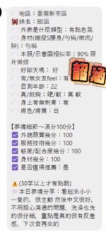 台南定點茶-韶涵/158/46/?/D