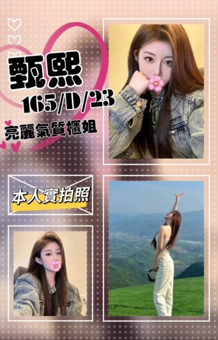 台北外送茶-甄熙/165/44/23/D