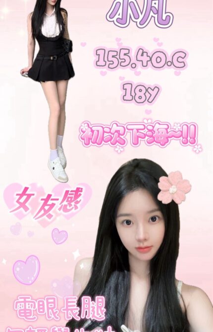 桃園外送茶-小凡/155/40/18/C